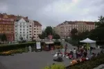 Čechovo náměstí ve Vršovicích s dominantou kostela sv. Václava čeká v příštích letech kompletní proměna