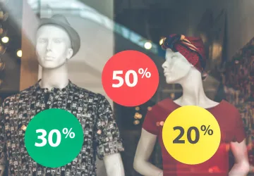 Slevové akce obchodů jsou na Black Friday k nepřehlédnutí