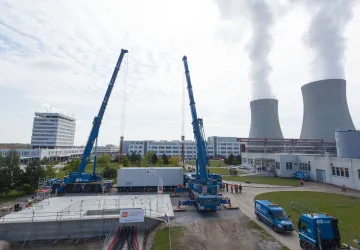Práce v jaderné elektrárně Temelín