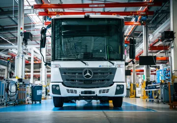 Elektrický popelářský vůz Marcedes-Benz eEconic