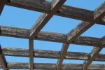 Dřevěné pergoly je třeba pečlivě udržovat. Dřevěné pergoly je třeba pečlivě udržovat.