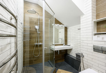 Krásná a dobře vytopená koupelna není na severu žádným luxusem.