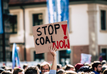 Protesty proti uhelným elektrárnám a spalování uhlí