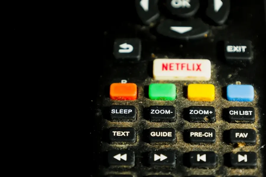 Na ovladači je spousta špíny a bakterií