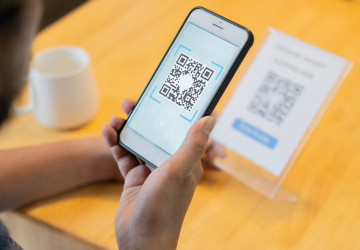 Naskenování QR kódu z vlastního displeje je úplně snadné