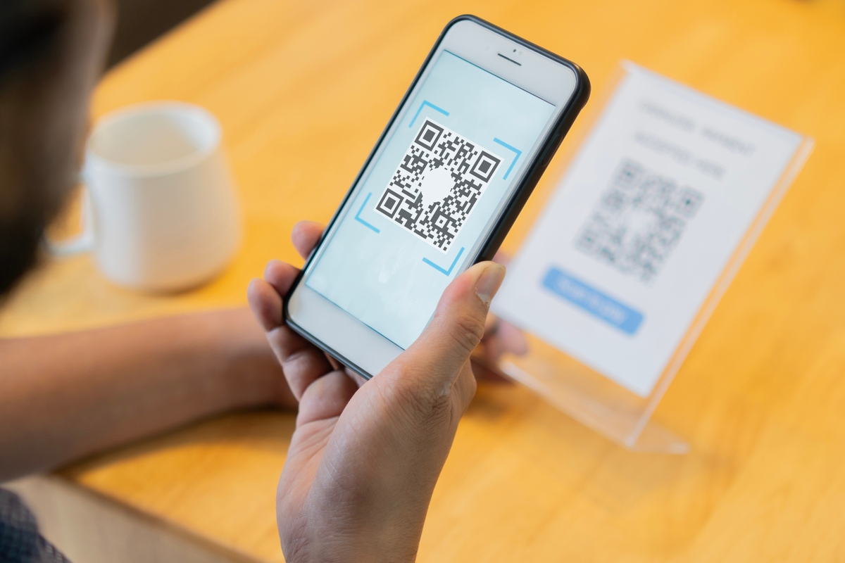 Naskenování QR kódu z vlastního displeje je úplně snadné