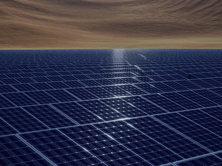 Obrovské fotovoltaické pole by mohly být řešením pro snižování emisí
