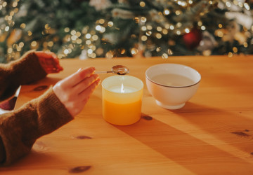 Místo olova lze k vánočnímu věštění použít vosk. 