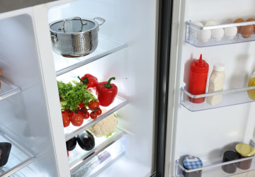 Americká lednice poskytuje mnohem více prostoru. 