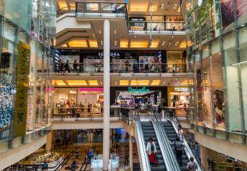 Moderní obchodní centrum bylo postaveno v místě s bohatou historií