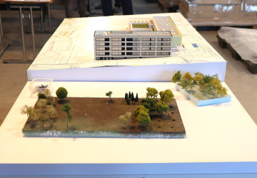 Detail modelu školy