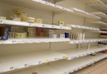 Prázdné regály byly za socialismu poměrně častým jevem.