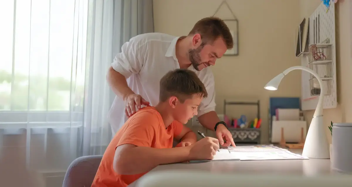 Řada rodičů svým dětem s úkoly pomáhá.