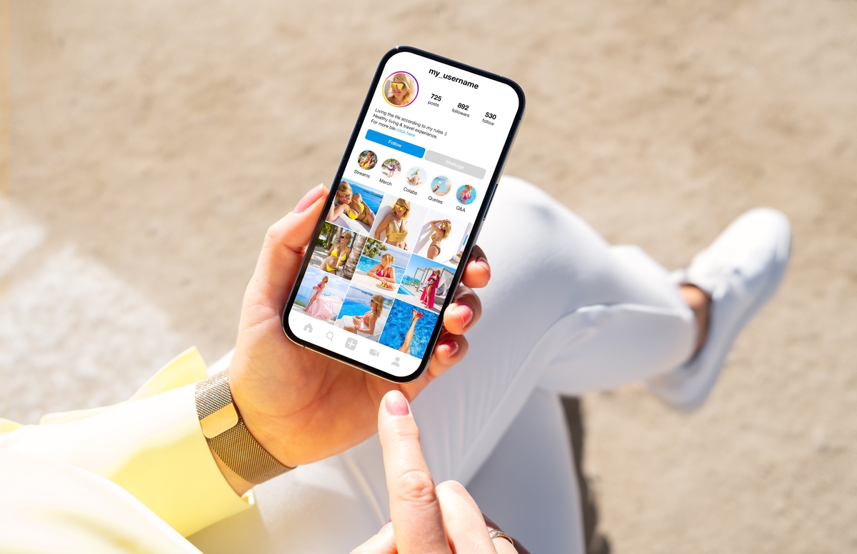 Používání Instagramu