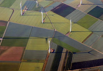 Větrné elektrárny v německém Porýní-Falc