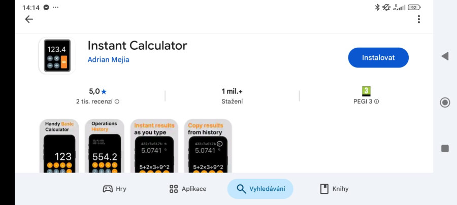 Podívejte se také na hodnocení aplikací na Google Play či AppStore. Kvalitní a bezpečné aplikace se blíží 5 hvězdičkám.