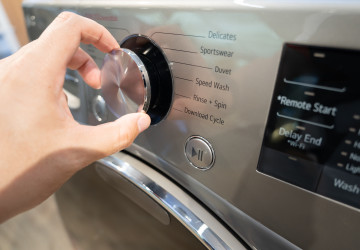 Stabilitě pračky je vhodné věnovat pozornost.