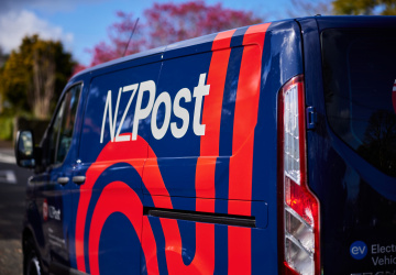 Elektrická dodávka novozélandské pošty