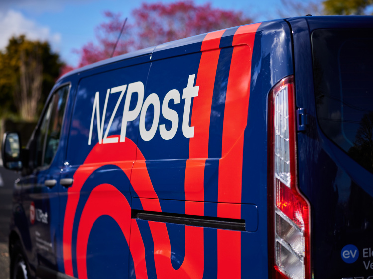 Elektrická dodávka novozélandské pošty