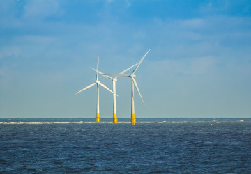 Větrné turbíny na moři