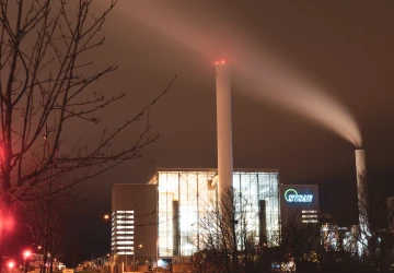 Moderní spalovna odpadu pro energetické využití se nachází napříkla ve městě Malmö.