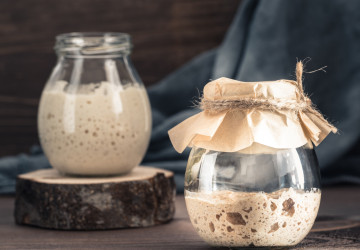 Kvásek je plný prospěšných mikroorganismů.