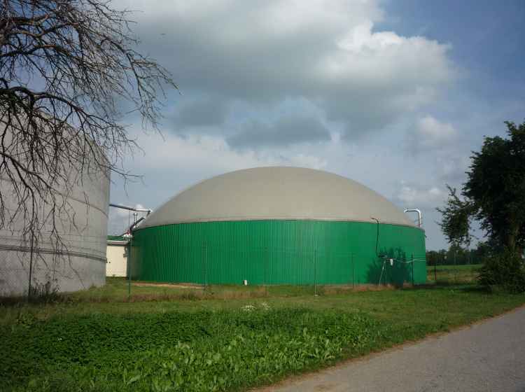 Bioplynová stanice v Poděbabech